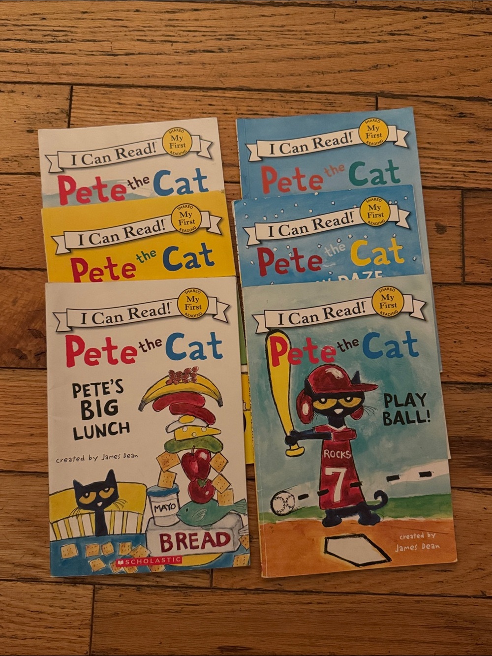 6 Pete the Cat Readers